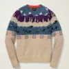 Arctic Fair Isle-tröja | Mjuk tröja i arktisk fleece