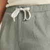 Badshorts i linneblandning