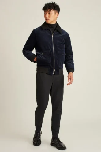 Bomberjacka med sherpakrage
