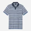 Bomulls- och kashmirpolo med Johnny-krage Bomulls- och kashmirpolo med Johnny-krage