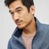 Chambray-bomberjackan Chambray-bomberjackan