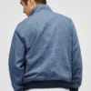Chambray-bomberjackan Chambray-bomberjackan