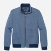 Chambray-bomberjackan Chambray-bomberjackan