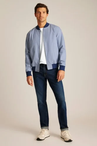 Chambray Boulevard Bomber