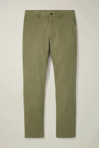 Chinobyxor i borstad twill
