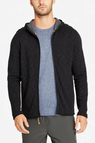 Core-hoodie med hel dragkedja
