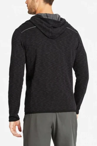 Core-hoodie med hel dragkedja
