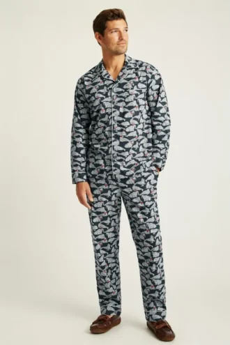 Critter stretchpyjamas i bomull