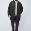Den Italian Wool Car Coat i stora storlekar Den Italian Wool Car Coat i stora storlekar