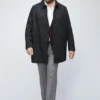 Den Italian Wool Car Coat i stora storlekar Den Italian Wool Car Coat i stora storlekar