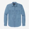 Denim-westernskjorta