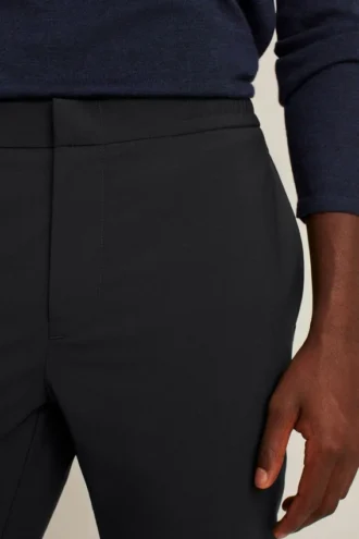 E-Waist italienska stretchbyxor i ull