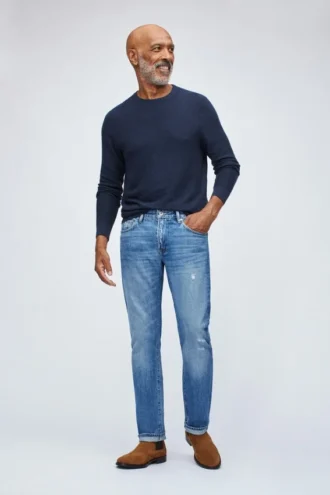 Ekologiska jeans med styv selvage