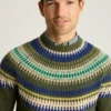 Fair Isle-tröja i ullblandning från Bonobos | Festlig, varm stickning