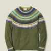 Fair Isle-tröja i ullblandning från Bonobos | Festlig, varm stickning