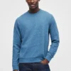 Fleece-hoodie för herr
