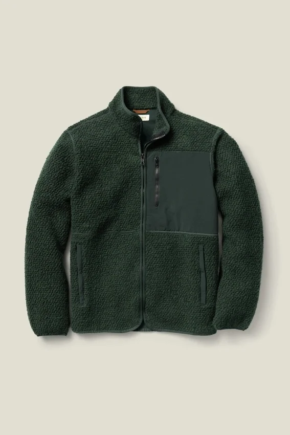 Fleecejacka för män från Bonobos | Retro-värme möter klassisk stil Fleecejacka för män från Bonobos | Retro-värme möter klassisk stil