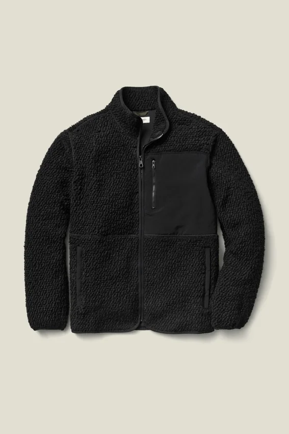 Fleecejacka för män från Bonobos | Retro-värme möter klassisk stil Fleecejacka för män från Bonobos | Retro-värme möter klassisk stil