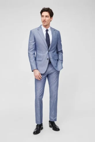 Foundation Chambray kostymjacka