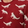 Fox-tröja med rund hals