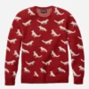 Fox-tröja med rund hals