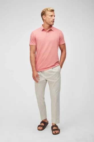 Garment-färgad polo