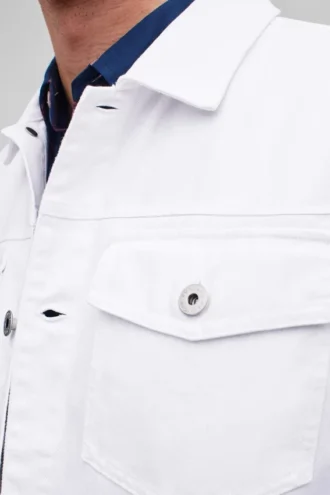 Garmentfärgad denimjacka