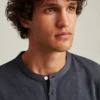 Garmentfärgad Henley Garmentfärgad Henley
