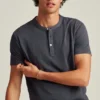 Garmentfärgad Henley Garmentfärgad Henley