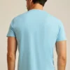 Garmentfärgad & solblekt slub-T-shirt Garmentfärgad & solblekt slub-T-shirt
