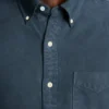 Garmentfärgad Tencel-skjorta | Mjuk och andningsbar Tencel-skjorta med knappar Garmentfärgad Tencel-skjorta | Mjuk och andningsbar Tencel-skjorta med knappar