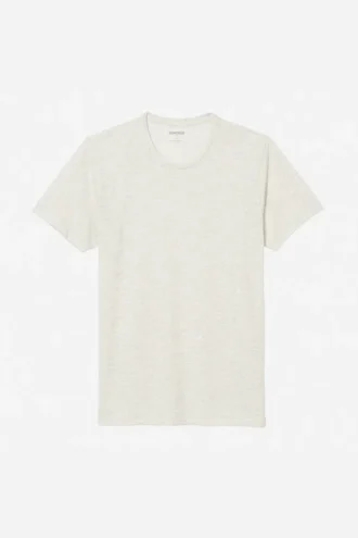 Garnspunnen T-shirt med rund hals | Stora storlekar