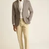 Herrblazer i linne från Bonobos | Italiensk stickad blandning i lätt stil