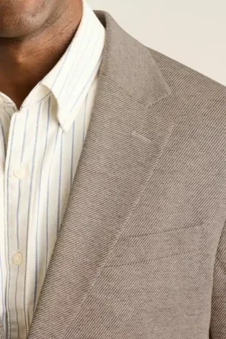 Herrblazer i linne från Bonobos | Italiensk stickad blandning i lätt stil