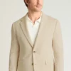 Herrblazer i linne från Bonobos | Italiensk stickad blandning i lätt stil Herrblazer i linne från Bonobos | Italiensk stickad blandning i lätt stil