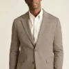 Herrblazer i linne från Bonobos | Italiensk stickad blandning i lätt stil