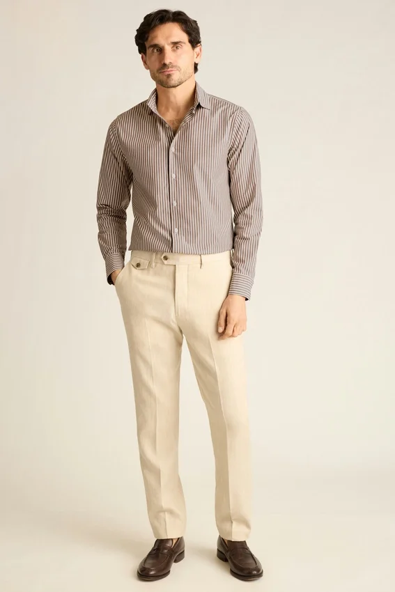 Herrskjorta med spridd krage från Bonobos | Raffinerad casual Cooper-passform Herrskjorta med spridd krage från Bonobos | Raffinerad casual Cooper-passform