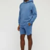 Hoodie i borstad fleece