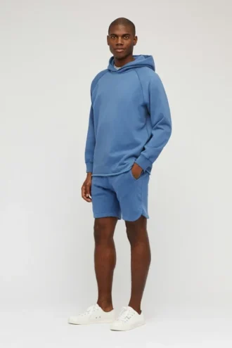 Hoodie i borstad fleece