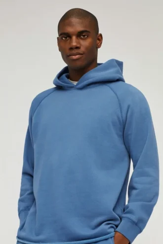 Hoodie i borstad fleece