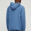 Hoodie i borstad fleece