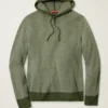 Hoodie med fiskbensmönster