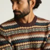 Hösttröja i Fair Isle-mönster