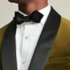 Italiensk smokingjacka i stretchvelour Italiensk smokingjacka i stretchvelour