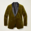 Italiensk smokingjacka i stretchvelour Italiensk smokingjacka i stretchvelour