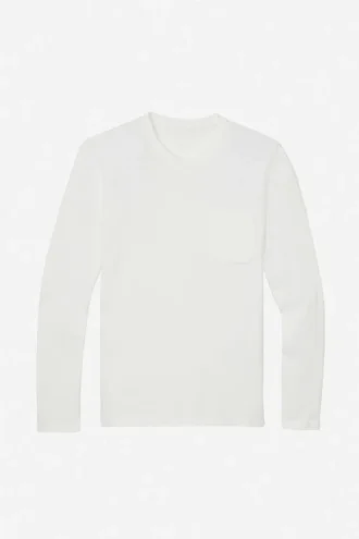Jersey-T-shirt med långa ärmar