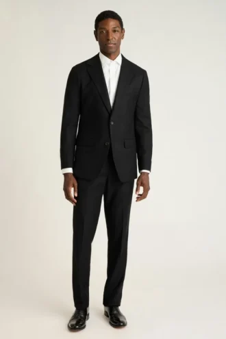 Jetsetter italiensk blazer i borstad ull