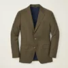 Jetsetter italiensk blazer i borstad ull