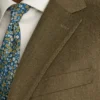 Jetsetter italiensk blazer i borstad ull