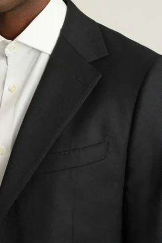Jetsetter italiensk blazer i borstad ull